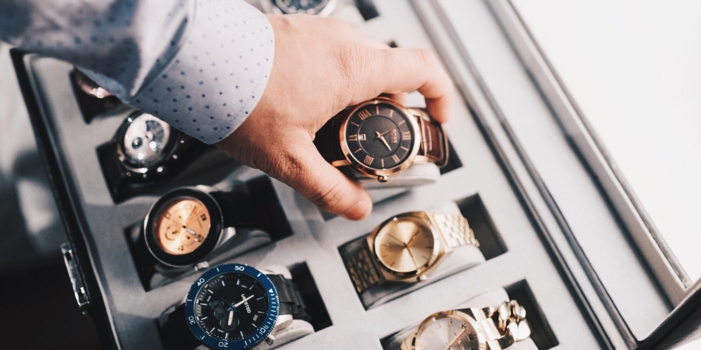 A selection of luxury watches