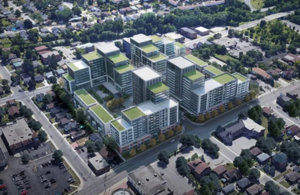 New Horizon Development plans to build 1,341 units at 1842 King St. E., where a Brock University satellite campus once operated.