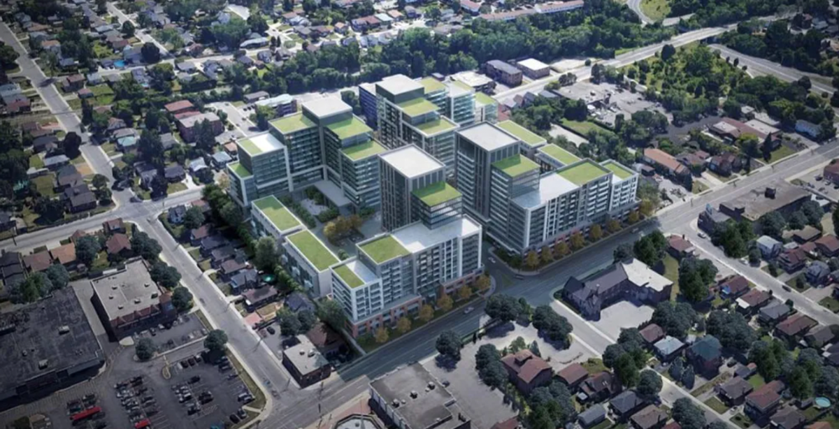 New Horizon Development plans to build 1,341 units at 1842 King St. E., where a Brock University satellite campus once operated.